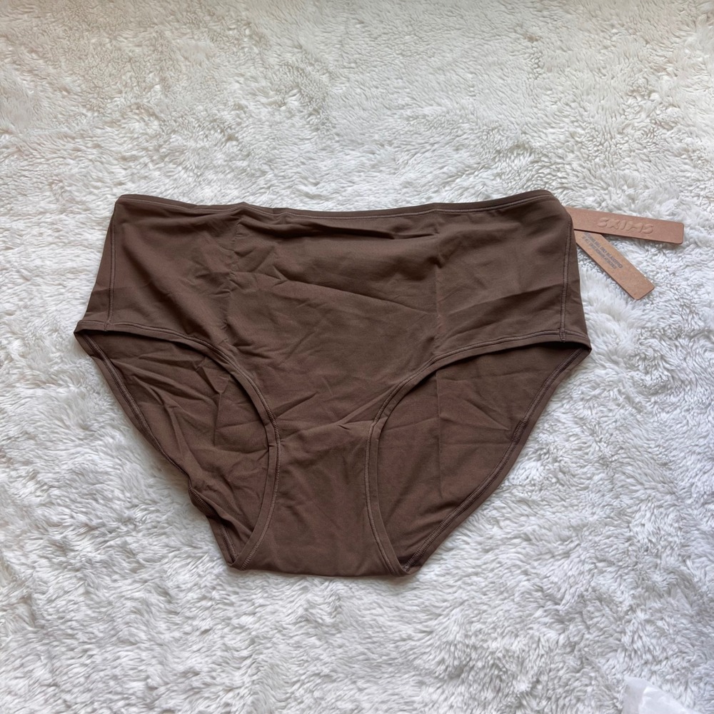 SKIMS Women's Fits Everybody Mid Rise Brief Oxide Brown PN-BRF-0806 Size 3X NWT